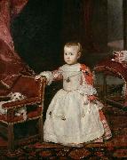 Diego Velazquez Portrat des Infanten Philipp Prosper oil painting reproduction